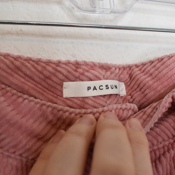 Pacsun Corduroy Jeans Pants Sz 27 High Waist Cotton Preppy Boho Retro 70s - Picture 9 of 16